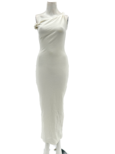 Robe longue blanche
