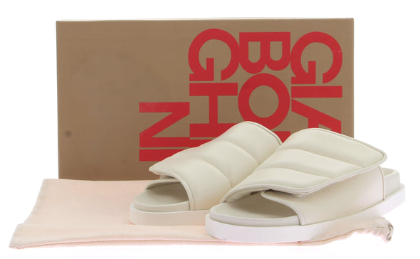 Mules blanches "GIA 3"