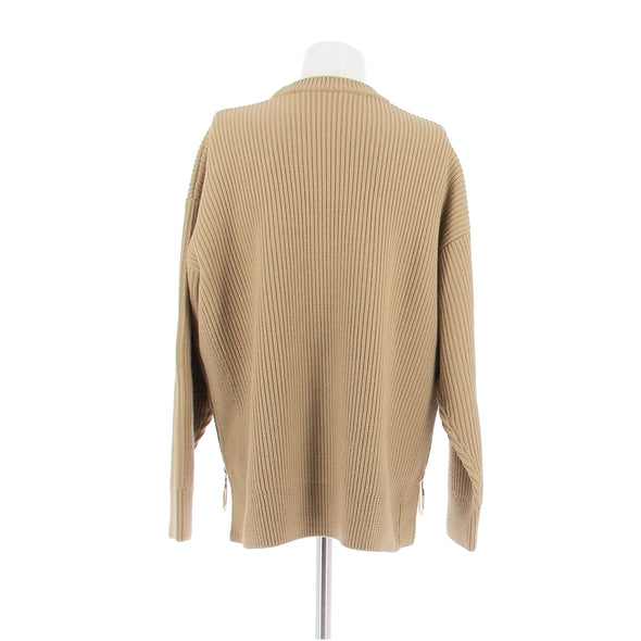 Pull en laine beige