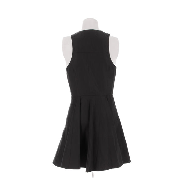 Robe chemise "Godet" noire