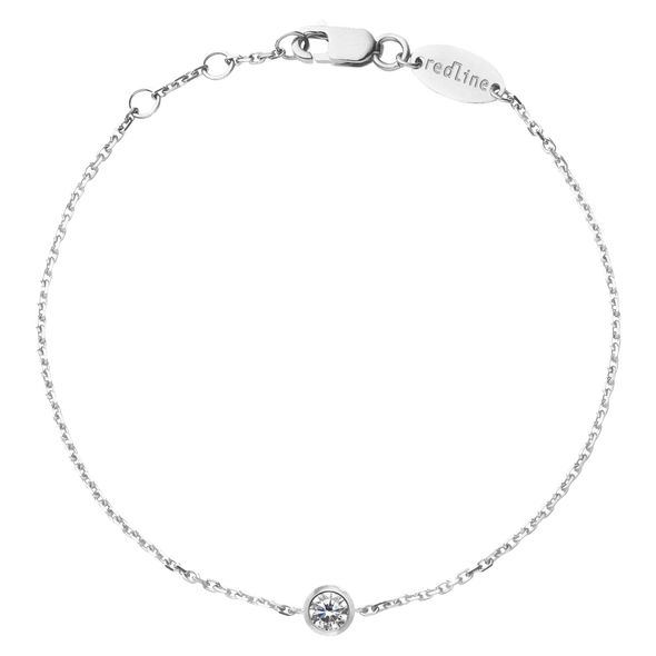 Bracelet "Pure" en or blanc