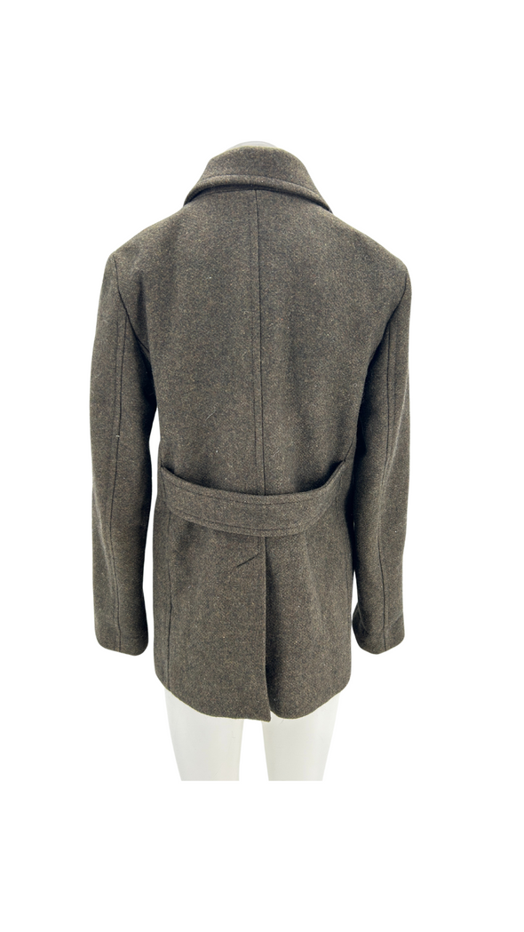 Manteau en laine kaki