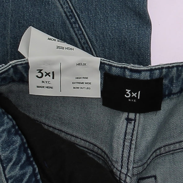 Jean bleu "Helix"
