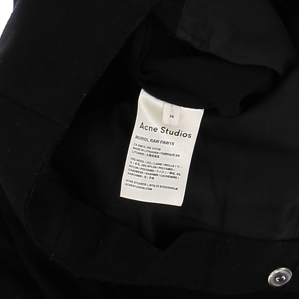 Pantalon en laine noir