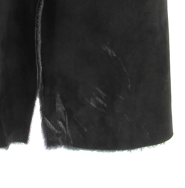 Peau lainée noire
