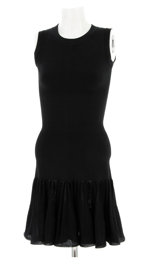 Robe en soie noire