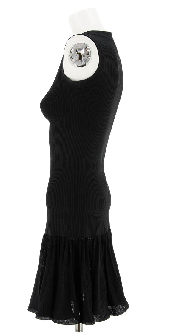 Robe en soie noire