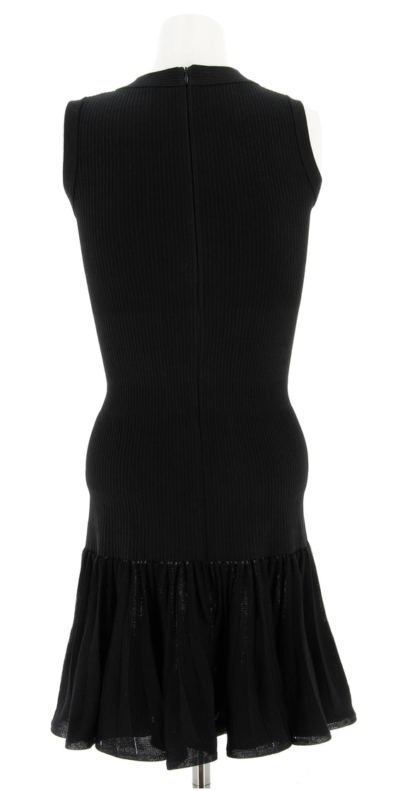 Robe en soie noire