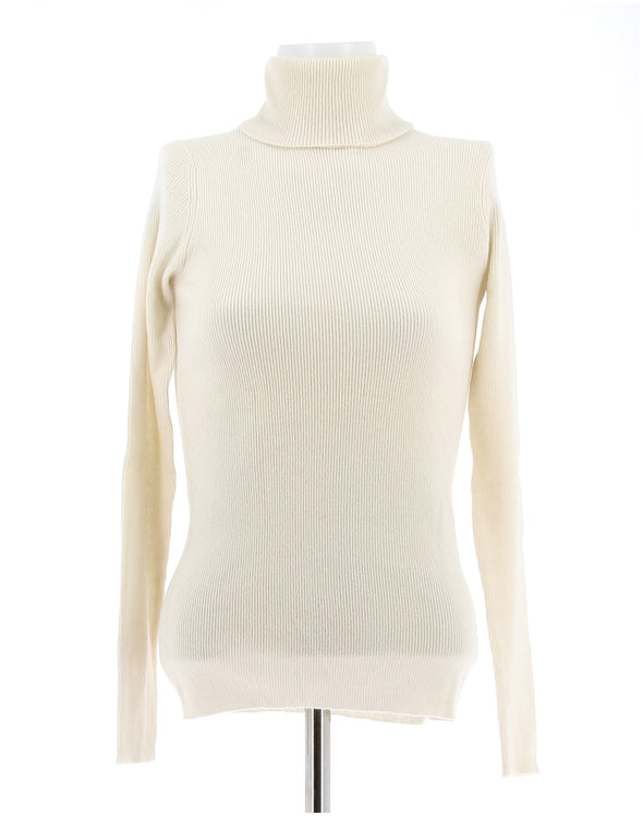 Pull col roulé en cachemire