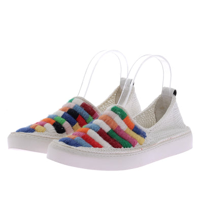 Espadrilles en crochet "Happy Bricks"