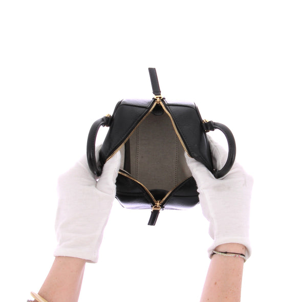 Sac "Antigona Cube Mini" en cuir noir