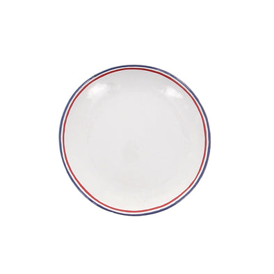 Assiette à dessert Tricolore