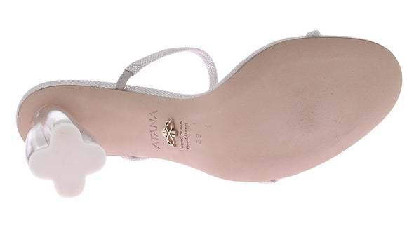 Mules à talons à strass