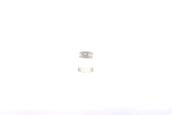 Bague "Force 10 Rise" en or blanc et diamants
