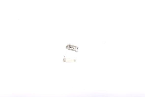 Bague "Force 10 Rise" en or blanc et diamants