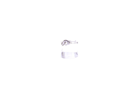 Bague menottes en or blanc 18 carats