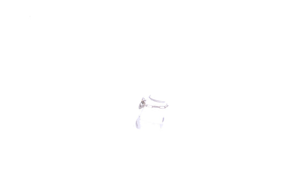 Bague menottes en or blanc 18 carats