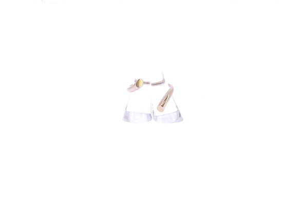 Bague double Biseau