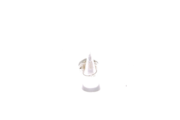 Bague Fleur argentée