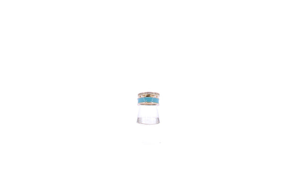 Bague en plaqué or 14 carats et cristaux