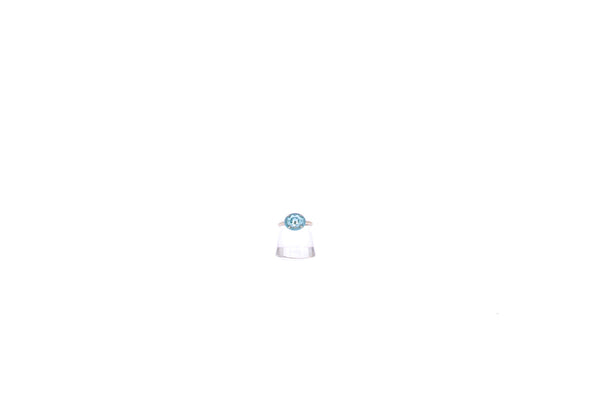 Bague en plaqué or et cristal "Vacay"
