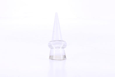 Bague en plastique transparent
