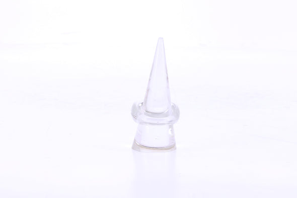 Bague en plastique transparent