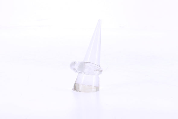 Bague en plastique transparent