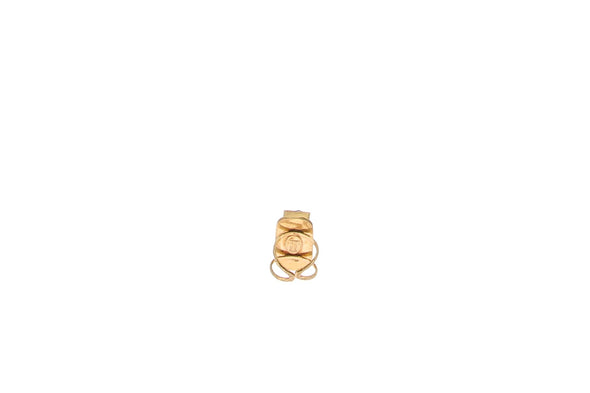 Bague dorée et pierre semi-précieuse