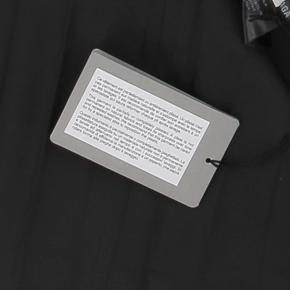 Blazer plissé noir
