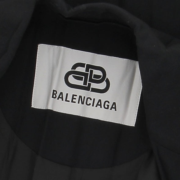 Blazer plissé noir