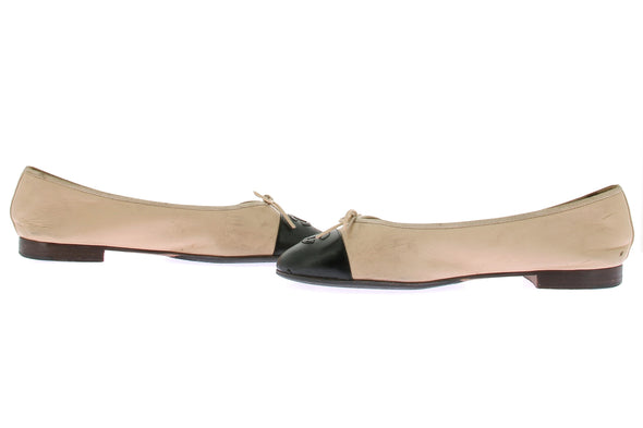 Ballerines en cuir "Cambon"