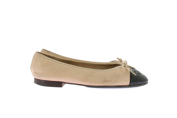 Ballerines en cuir "Cambon"