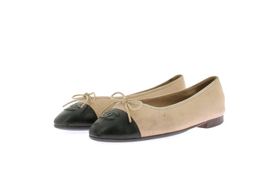 Ballerines en cuir "Cambon"