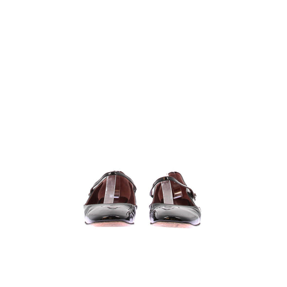 Ballerines en cuir verni
