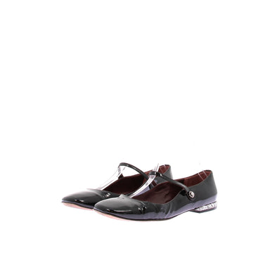 Ballerines en cuir verni