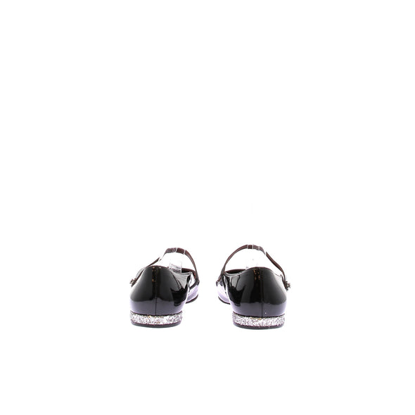 Ballerines en cuir verni