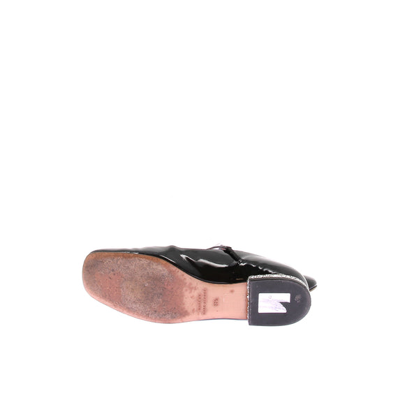 Ballerines en cuir verni