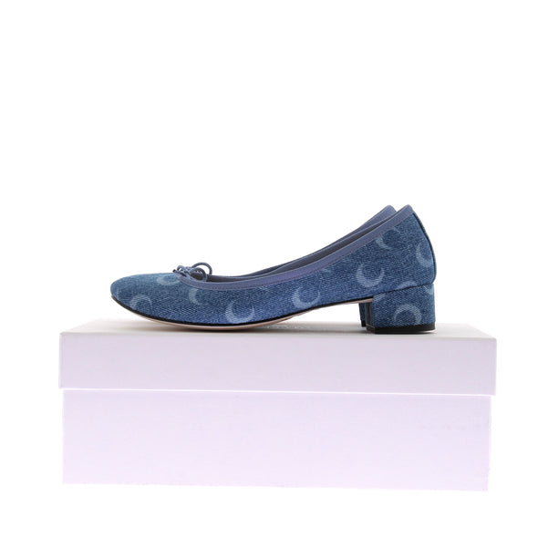 Ballerines bleues en denim