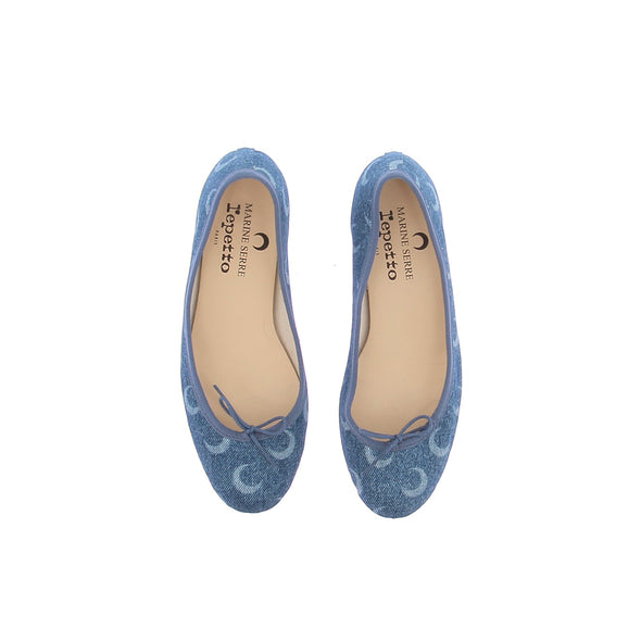 Ballerines en denim