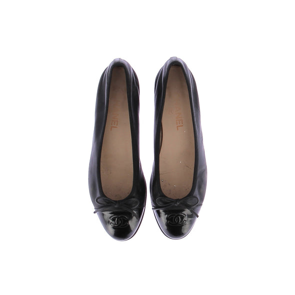 Ballerines noires "Cambon"
