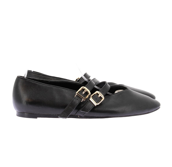 Ballerines noires "Astrid"