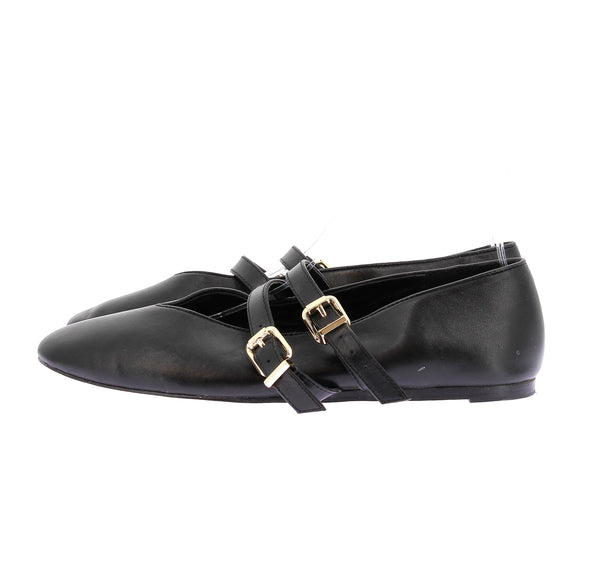 Ballerines noires "Astrid"