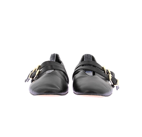 Ballerines noires "Astrid"