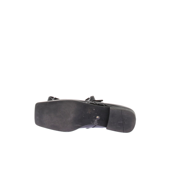 Ballerines en cuir verni