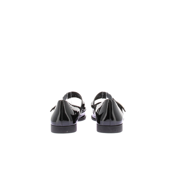 Ballerines en cuir verni