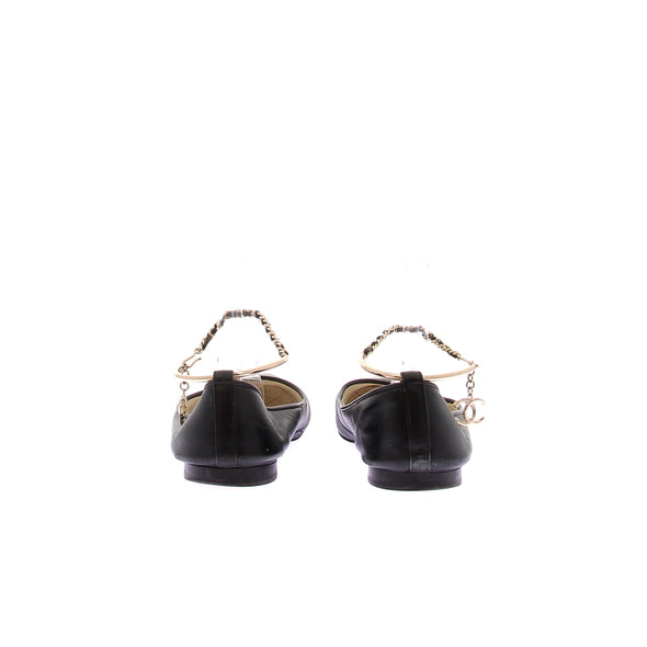 Ballerines en cuir