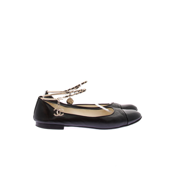 Ballerines en cuir