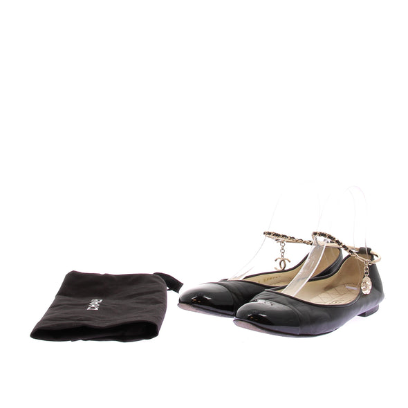 Ballerines en cuir