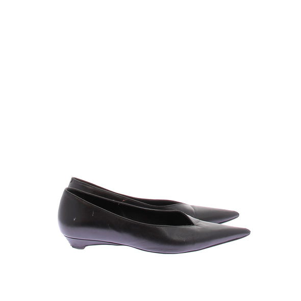 Ballerines en cuir